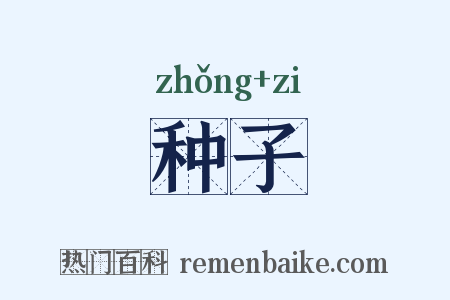 种子是什么意思的图片